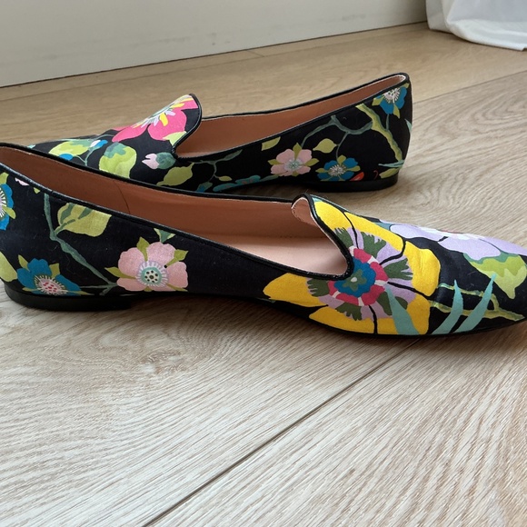 J. Crew Smoking slippers loafers Liberty Floral - size 9.5 - Picture 2 of 4